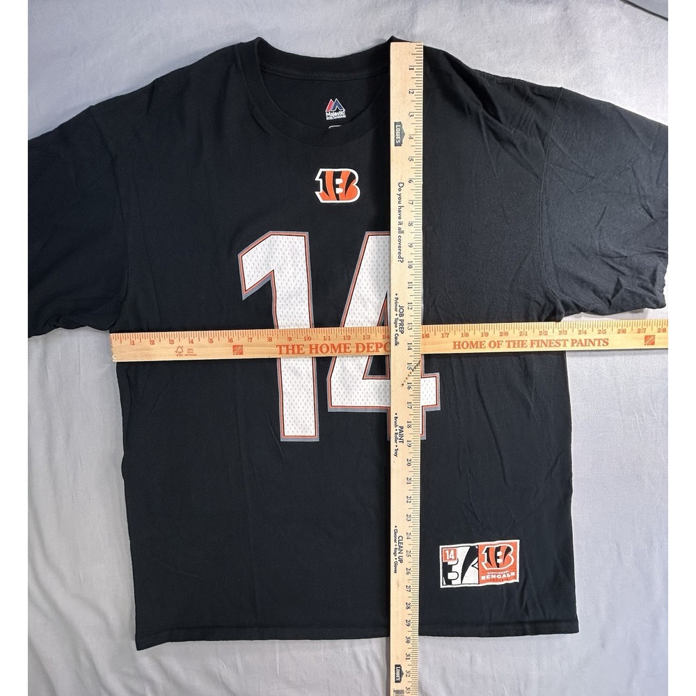 Majestic Cincinnati Bengals Dalton #14 T-shirt Men's XL NFL Football - Picture 9 of 9